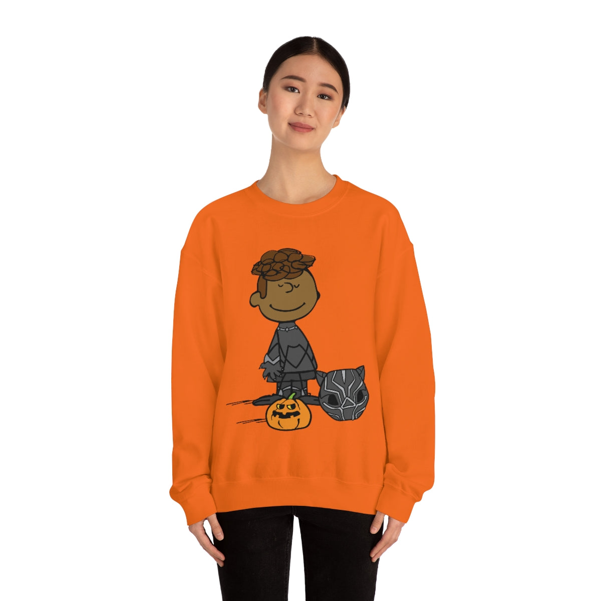 Wakanda Halloween Peanuts Unisex Crewneck Sweatshirt