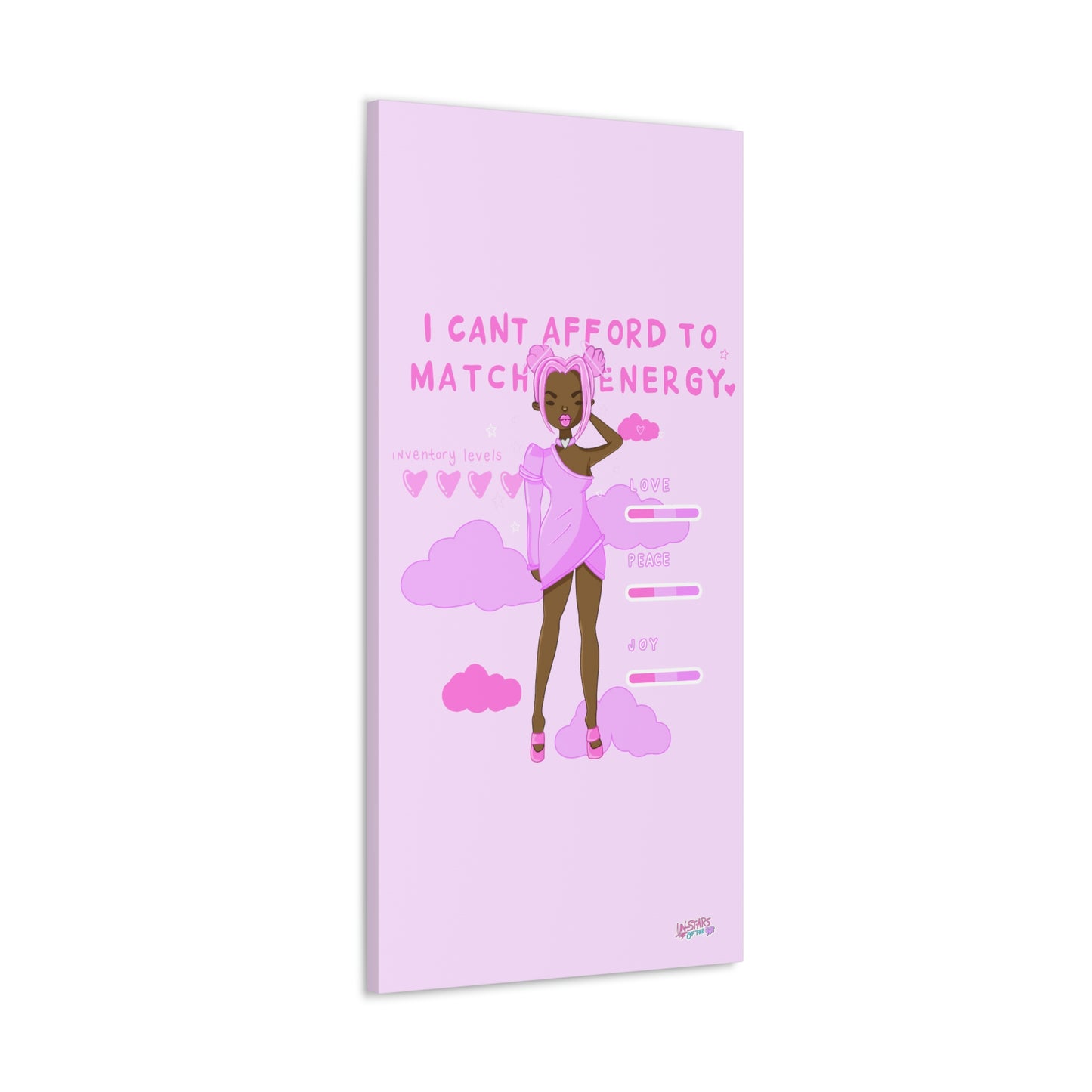 Not Matching Energy | Classic Canvas
