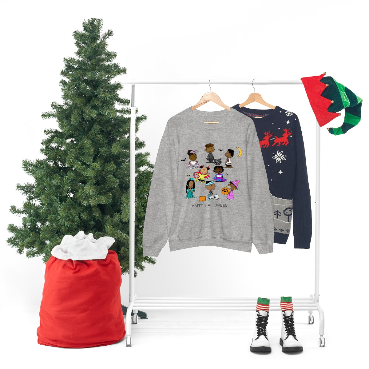 Happy Halloween Keisha and Friends | Unisex Heavy Blend™ Crewneck Sweatshirt