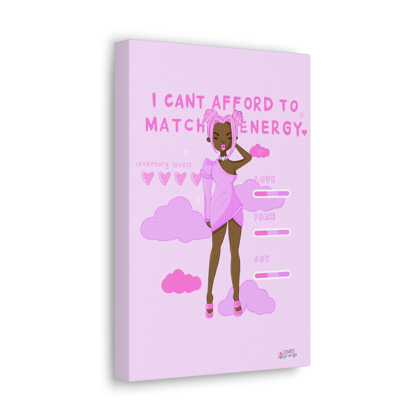 Not Matching Energy | Classic Canvas