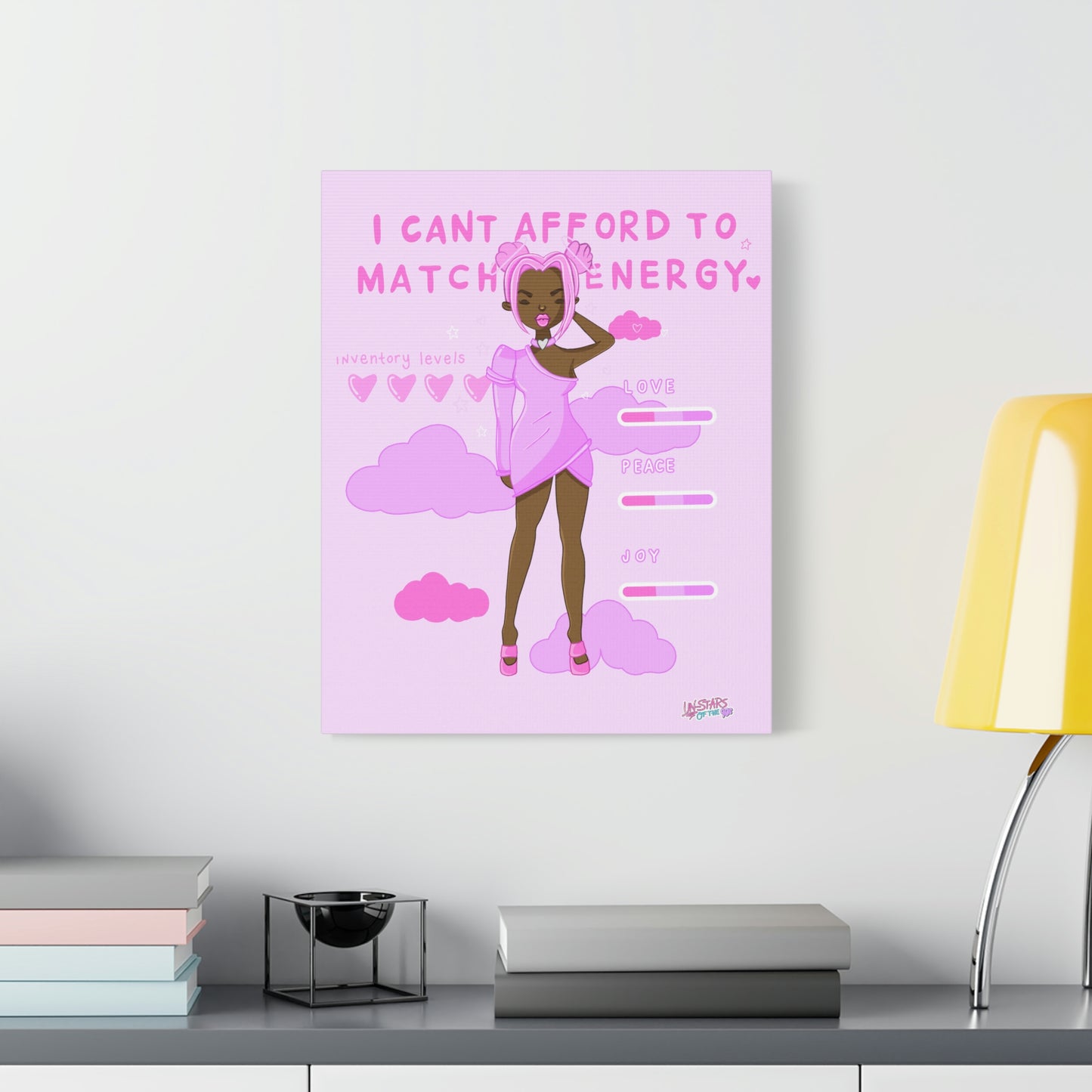 Not Matching Energy | Classic Canvas