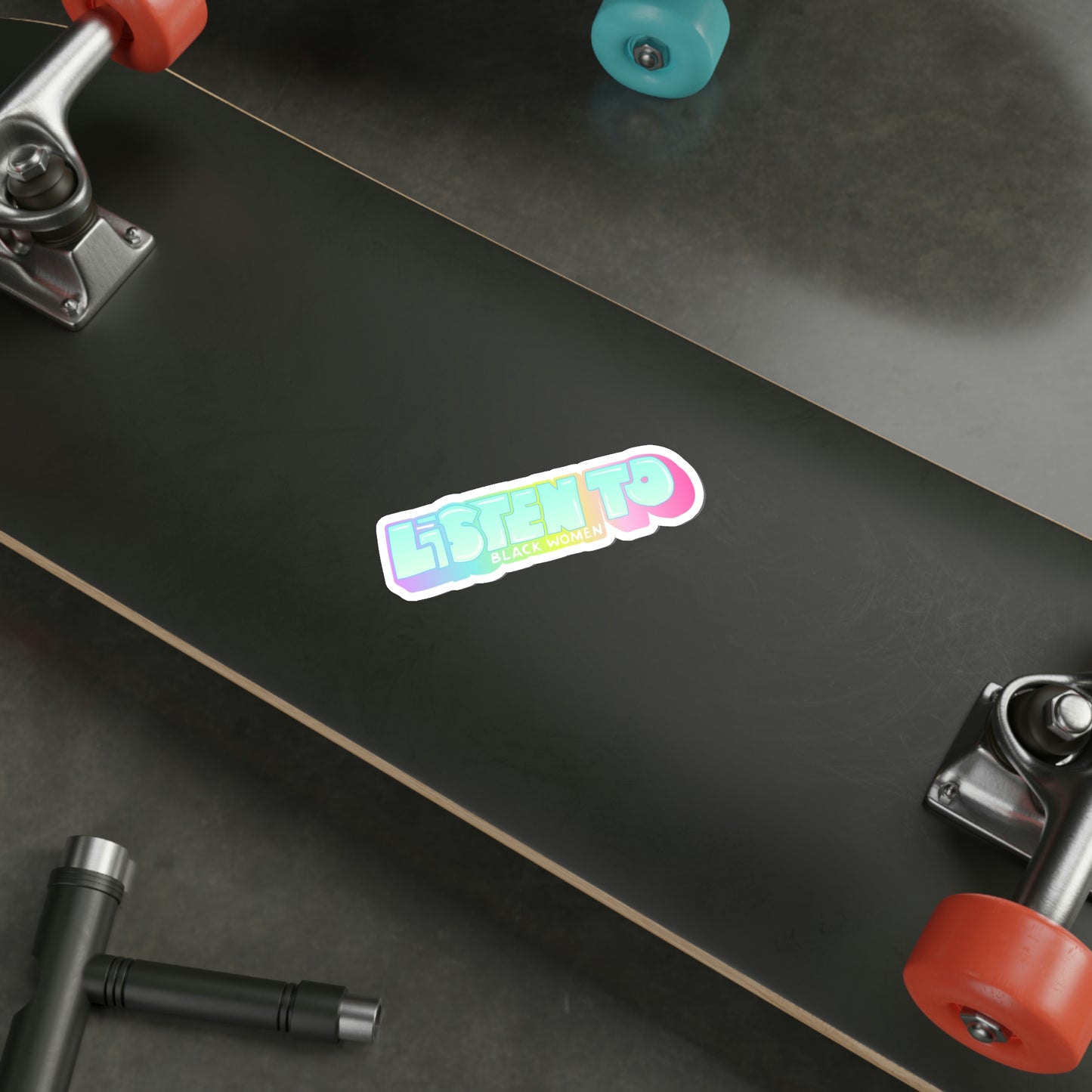 Listen To Black Women Die-Cut Stickers