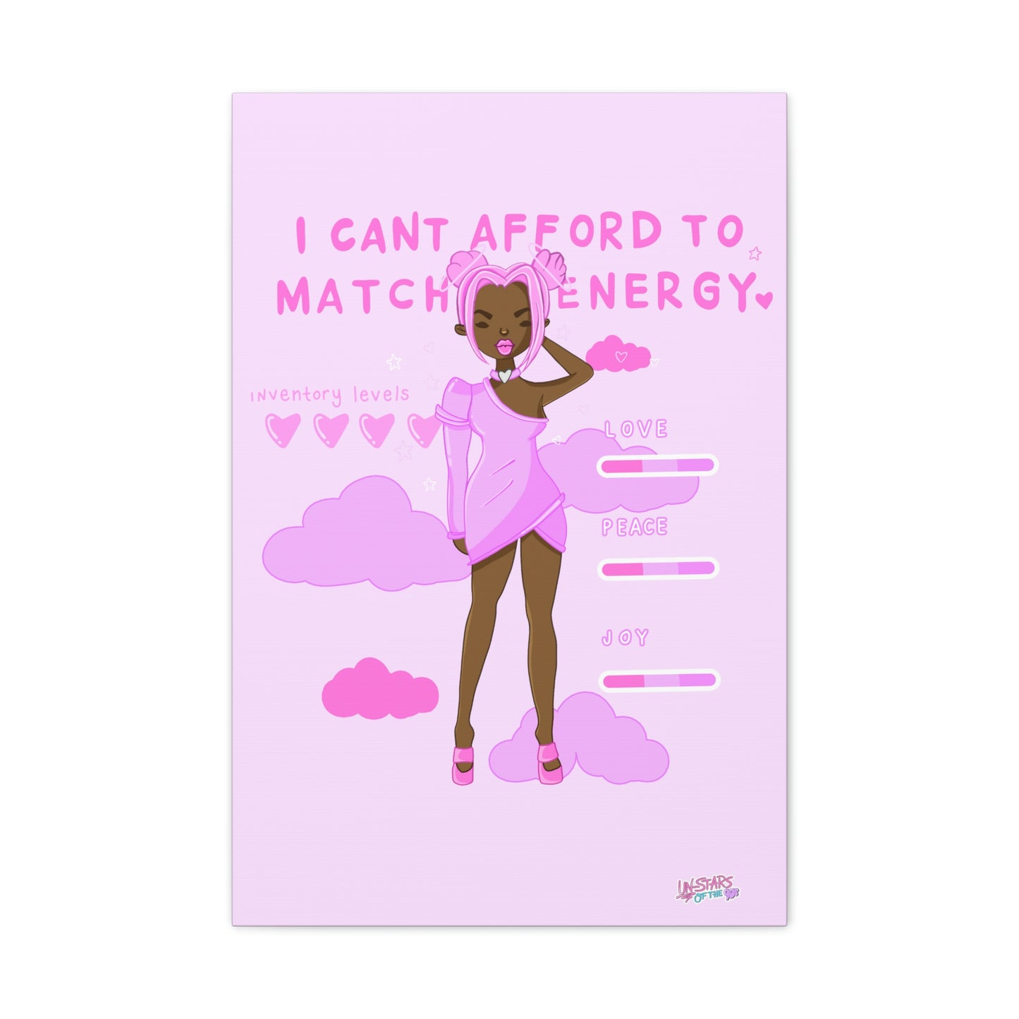 Not Matching Energy | Classic Canvas