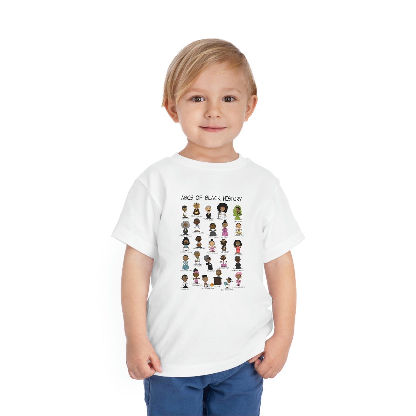 ABCs of Black History Toddler Short Sleeve Tee