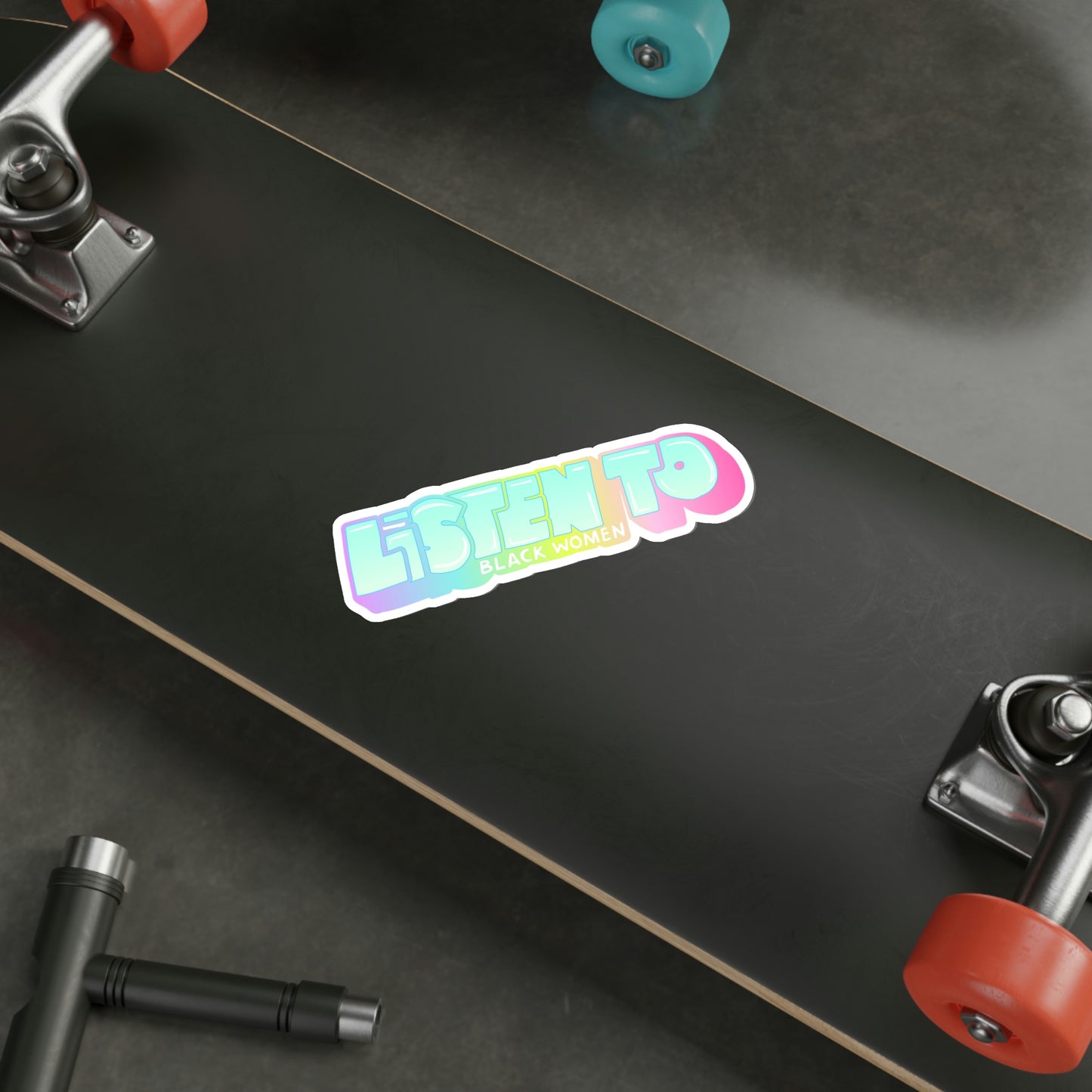 Listen To Black Women Die-Cut Stickers