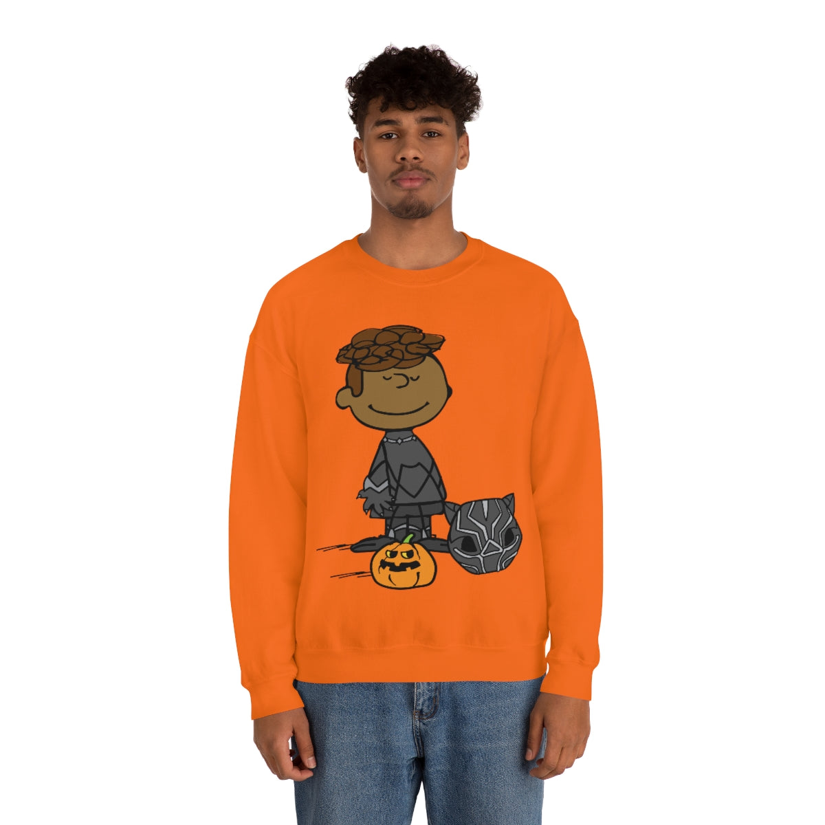 Wakanda Halloween Peanuts Unisex Crewneck Sweatshirt