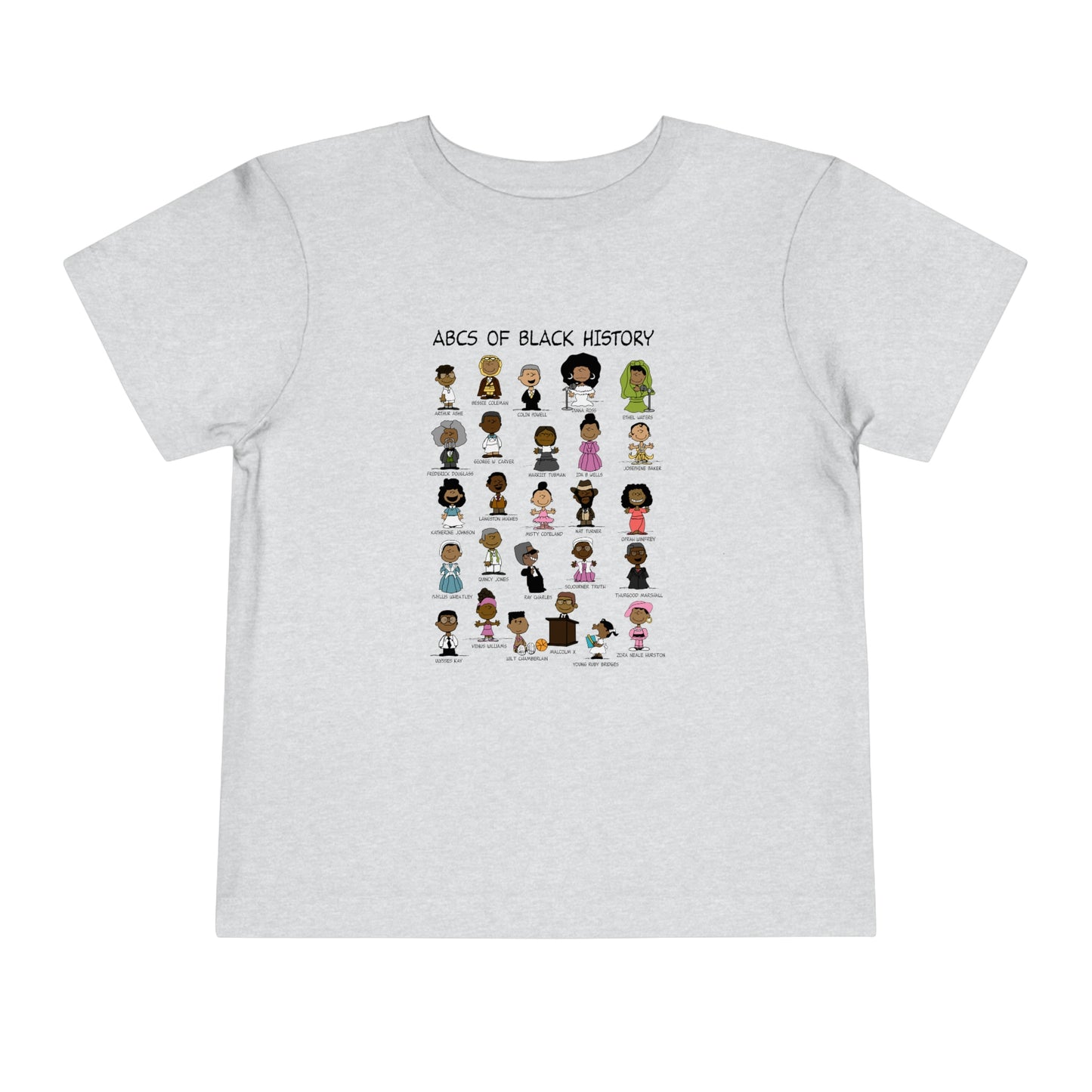 ABCs of Black History Toddler Short Sleeve Tee