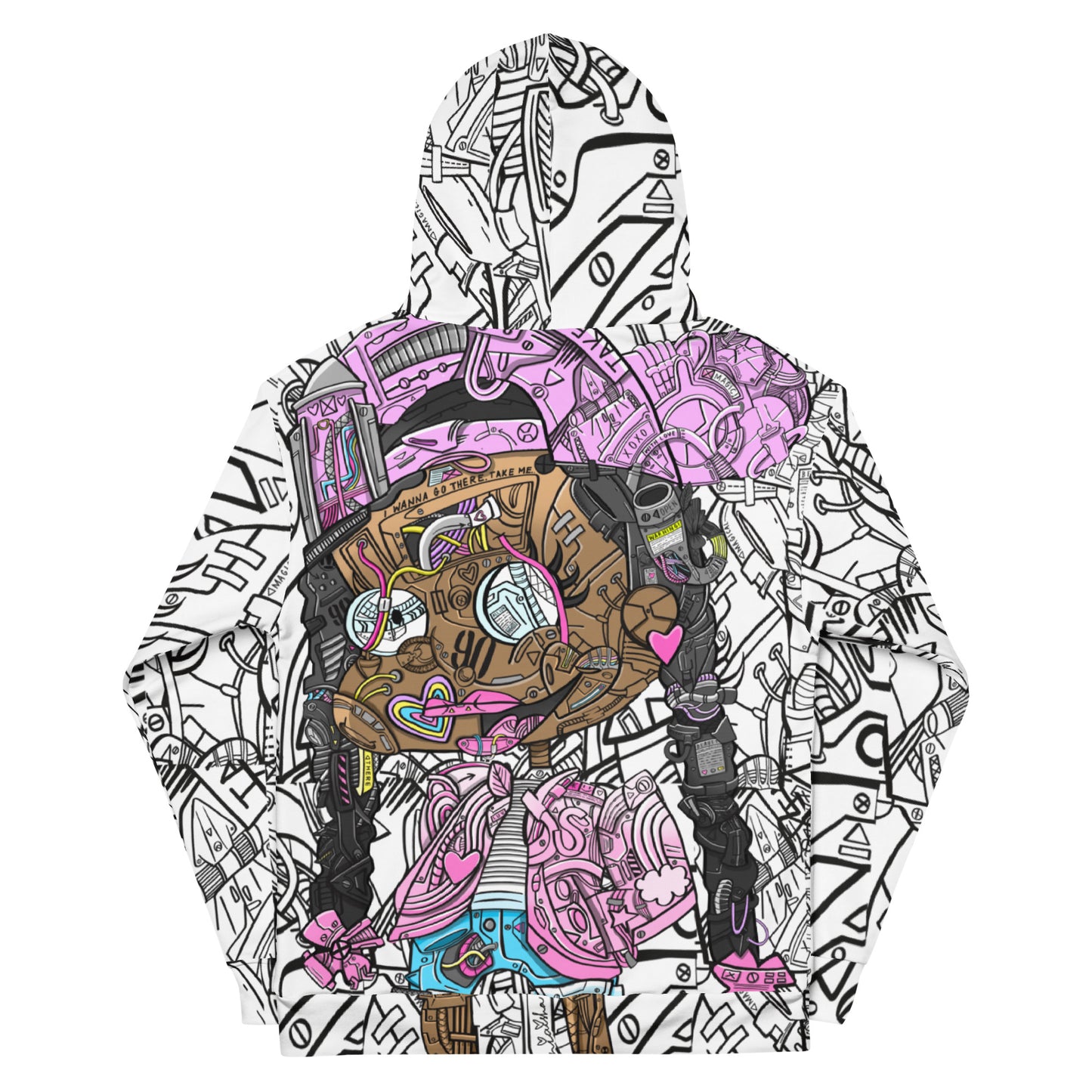 Big Susie Allover Print Unisex Hoodie