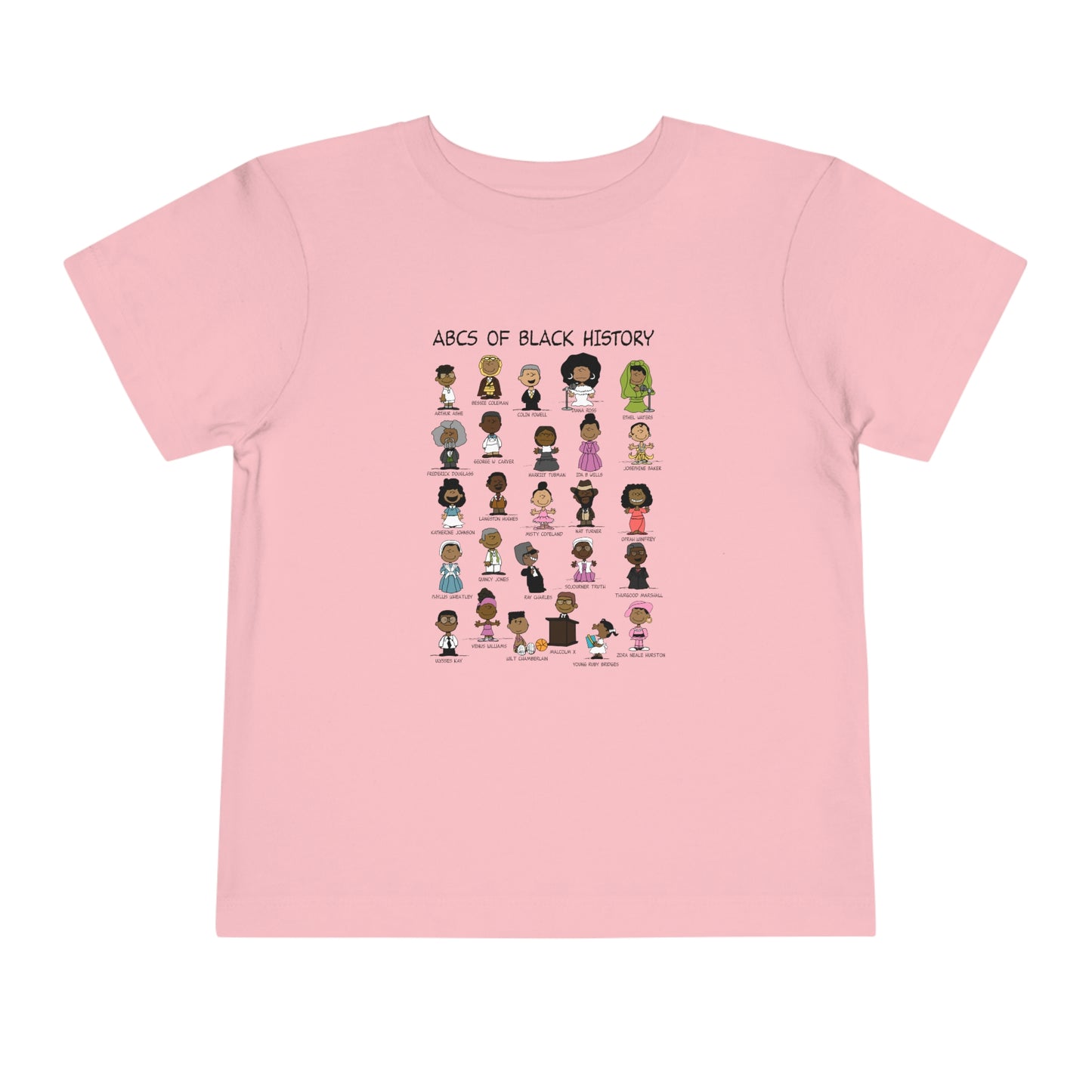 ABCs of Black History Toddler Short Sleeve Tee