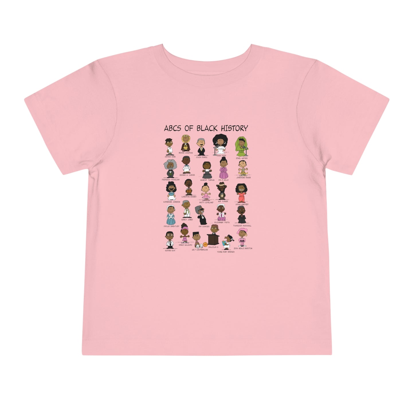 ABCs of Black History Toddler Short Sleeve Tee