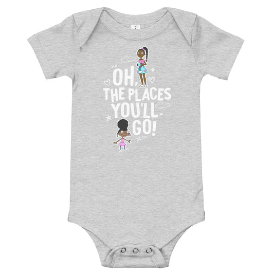 Oh The Places You'll Go Baby short sleeve one piece