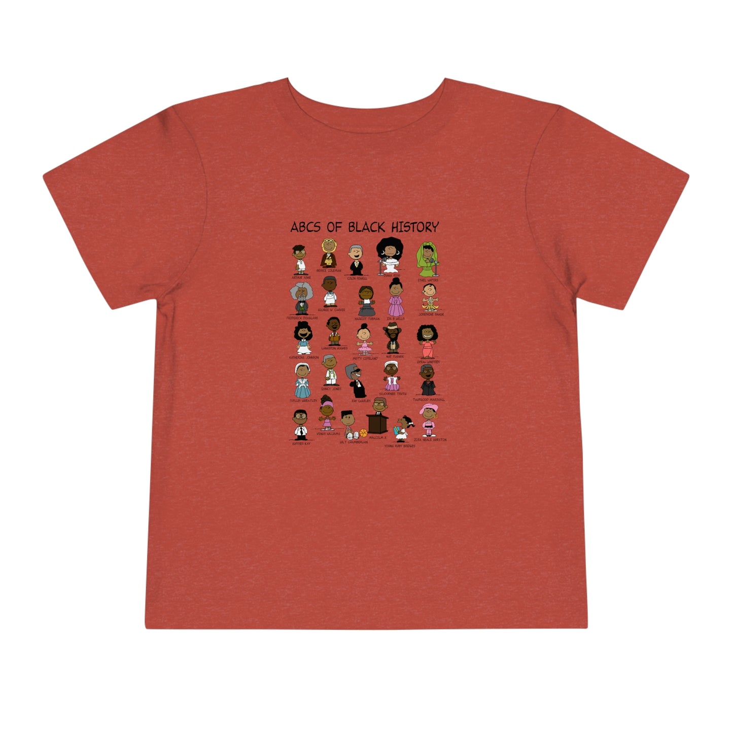 ABCs of Black History Toddler Short Sleeve Tee