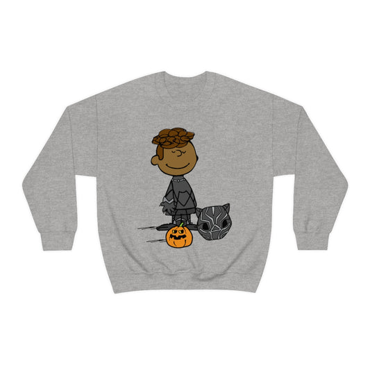 Wakanda Halloween Peanuts Unisex Crewneck Sweatshirt