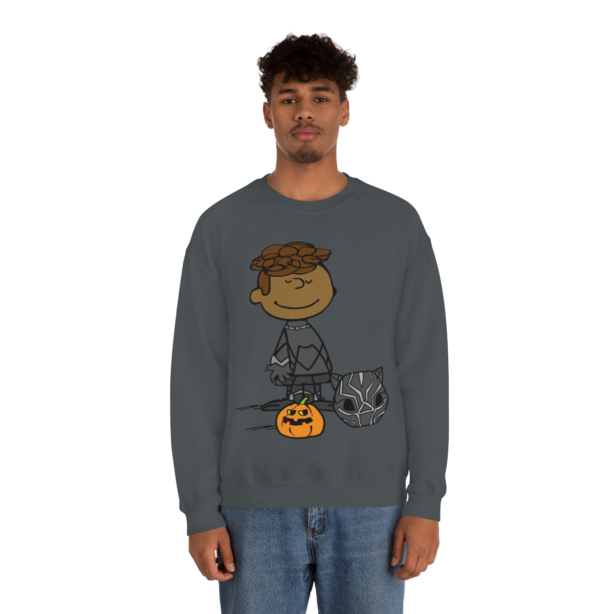Wakanda Halloween Peanuts Unisex Crewneck Sweatshirt