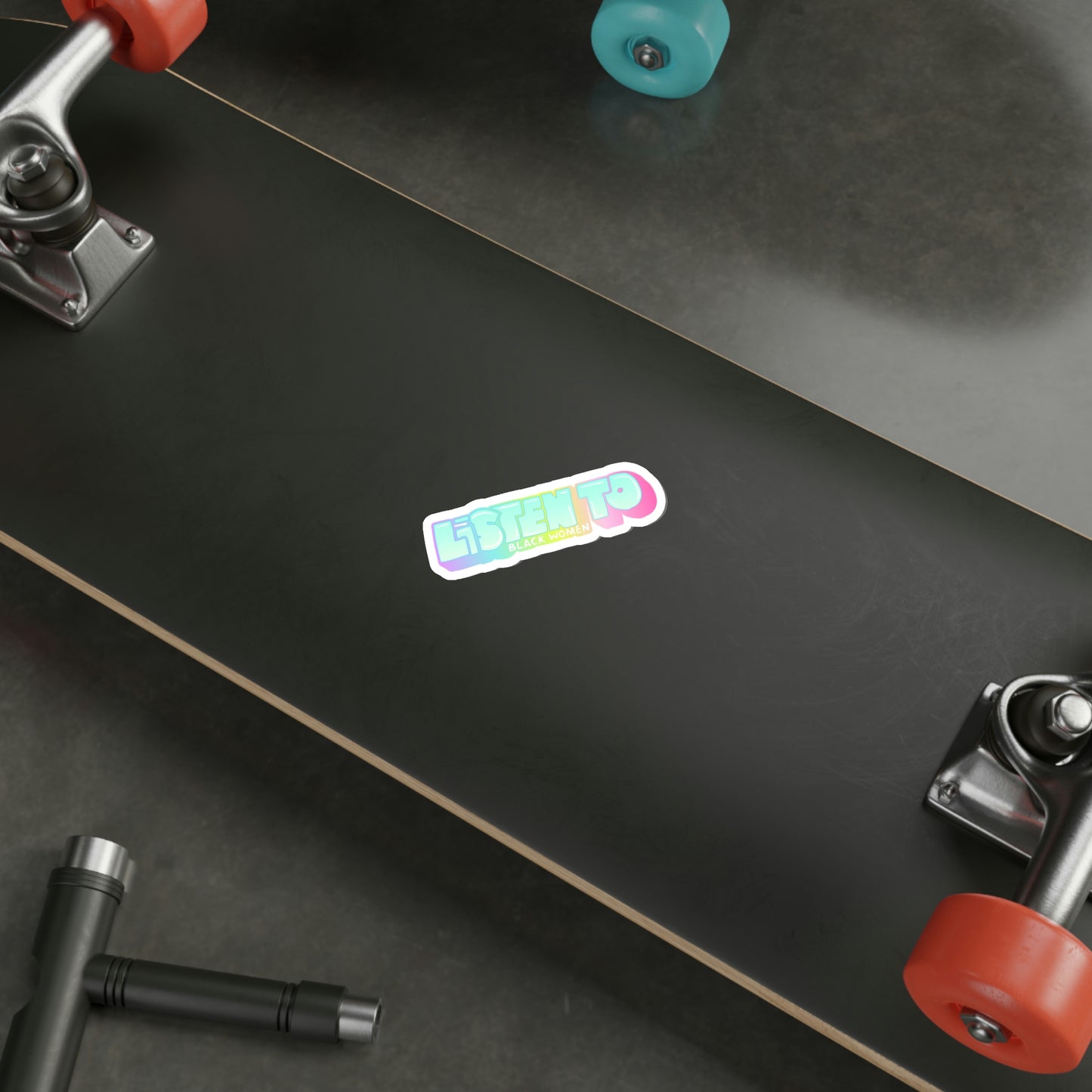 Listen To Black Women Die-Cut Stickers