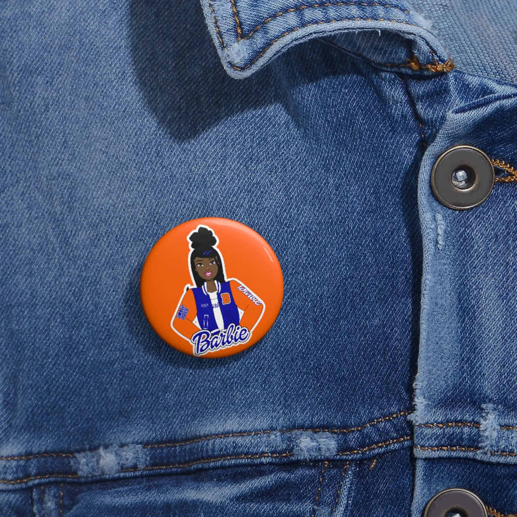 HBCU Barbie Custom Pin Buttons
