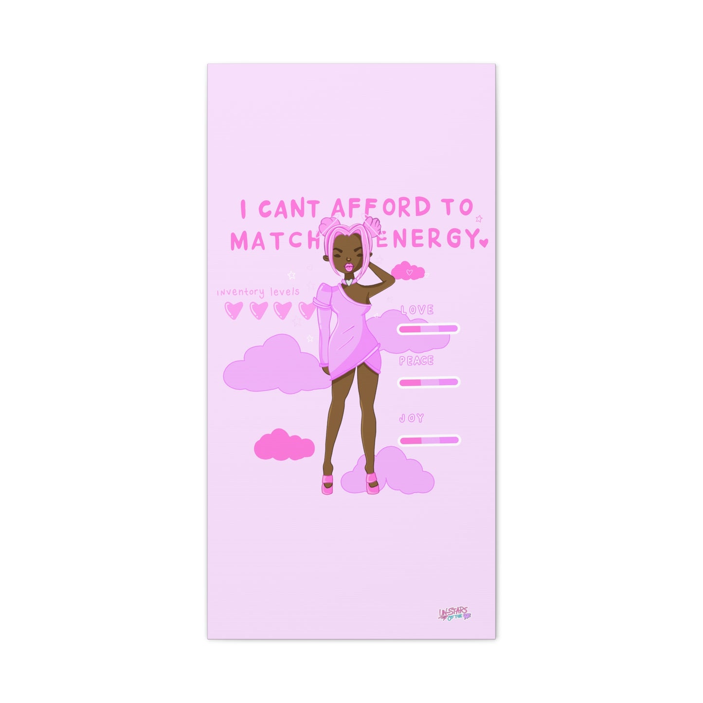 Not Matching Energy | Classic Canvas