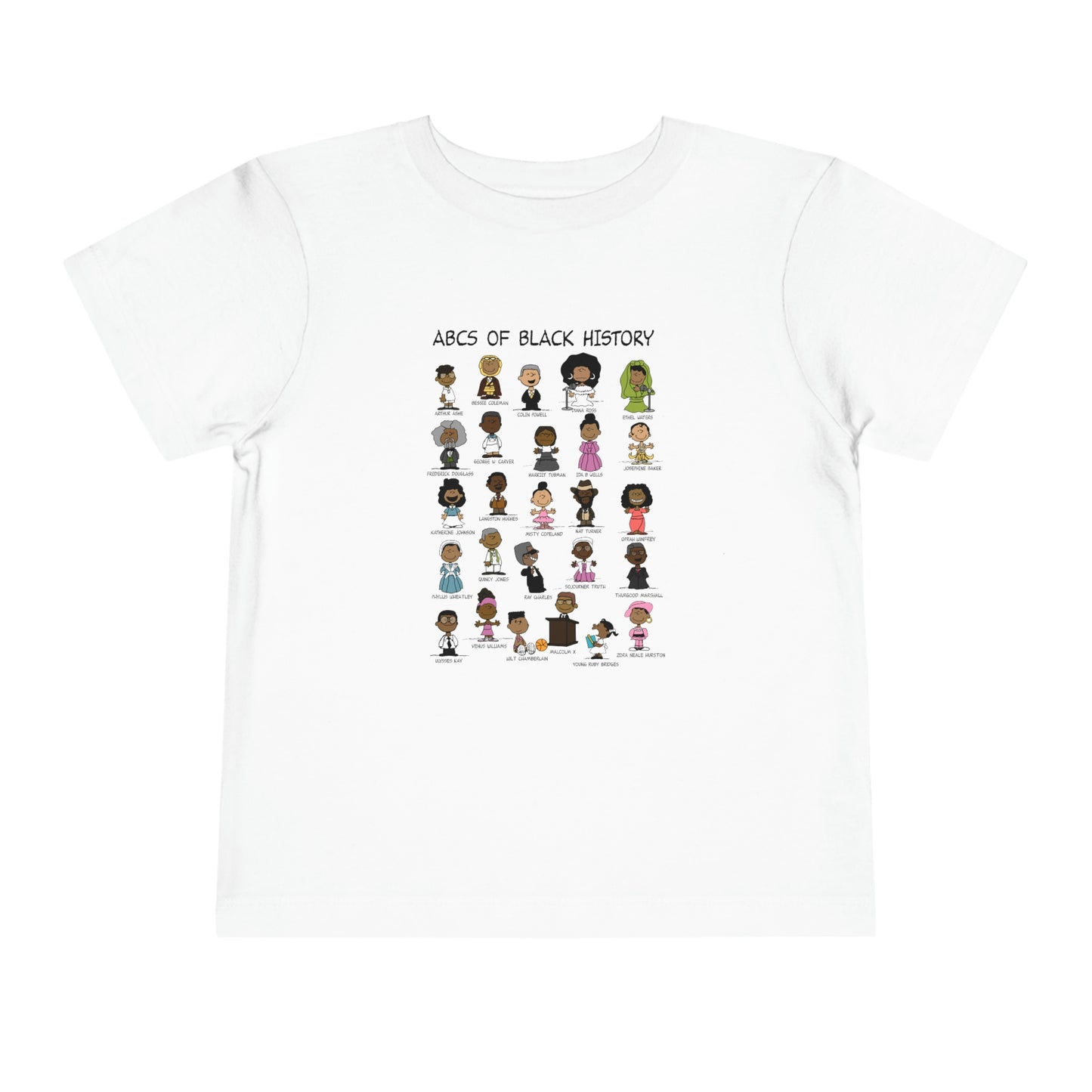 ABCs of Black History Toddler Short Sleeve Tee