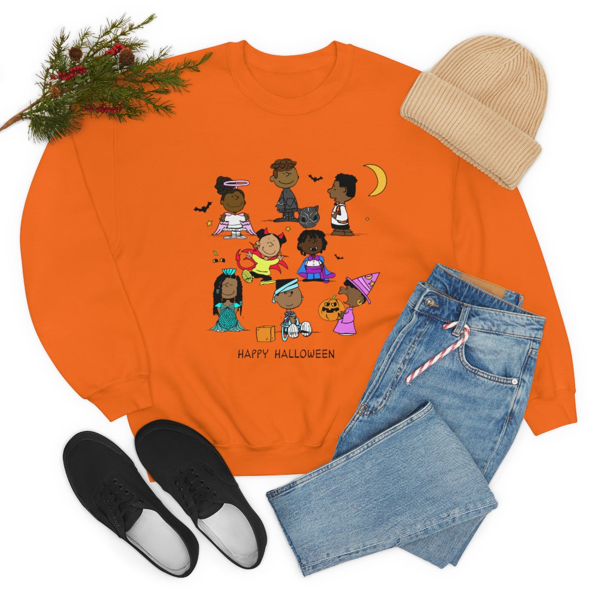 Happy Halloween Keisha and Friends | Unisex Heavy Blend™ Crewneck Sweatshirt