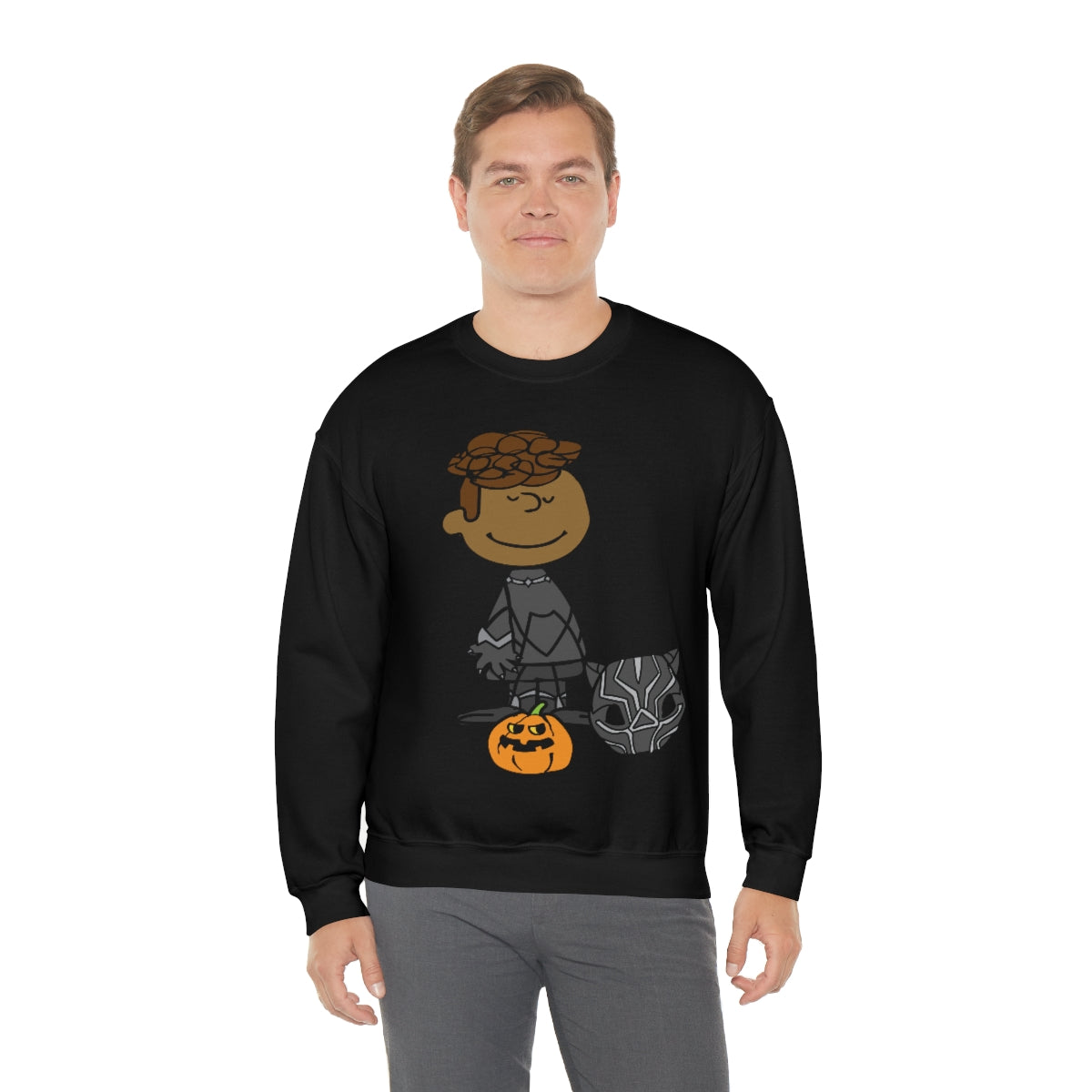 Wakanda Halloween Peanuts Unisex Crewneck Sweatshirt