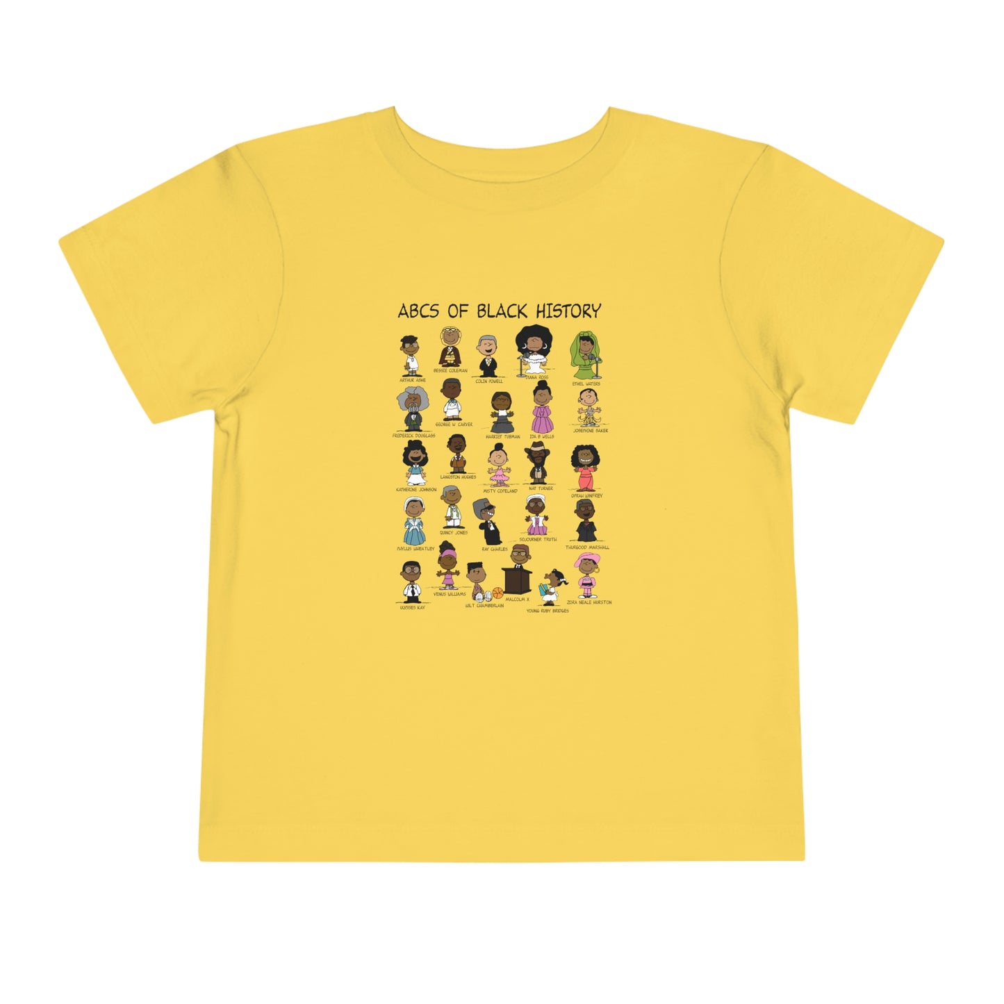 ABCs of Black History Toddler Short Sleeve Tee