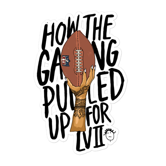 Super Bowl 57 Sticker | Super Bowl LVII Sticker | Rihanna Super Bowl Bubble-free stickers