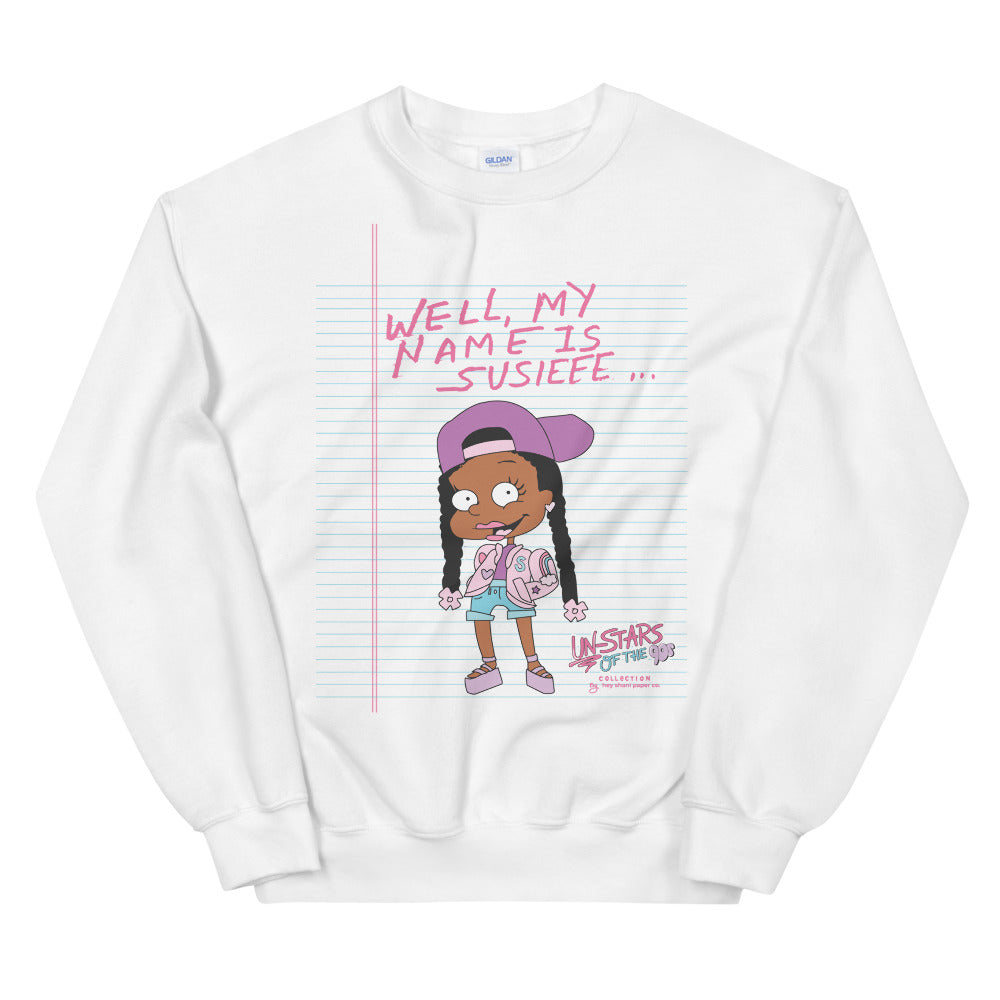 Susie Notebook Paper Sweatshirt