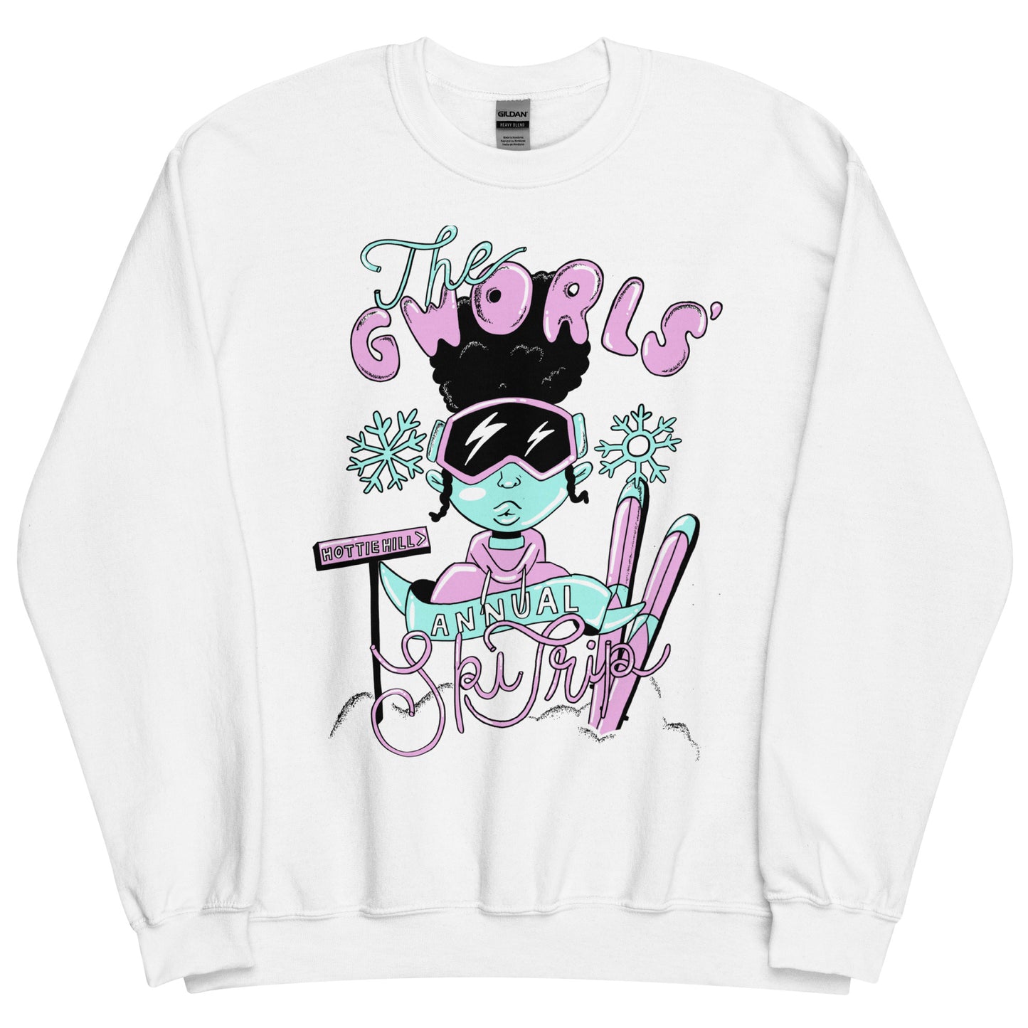 Christmas Sweatshirt, Womens Christmas Sweatshirt, Christmas Sweatshirts for Women, Christmas Women, The Gworls Annual Ski Trip Unisex Sweatshirt