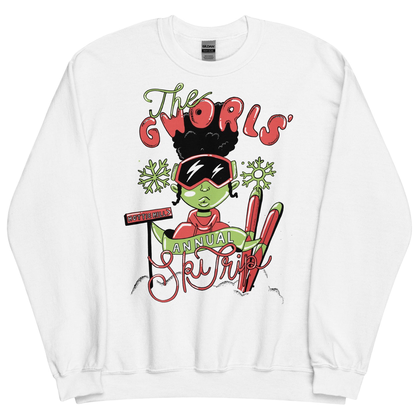 Christmas Sweatshirt, Womens Christmas Sweatshirt, Christmas Sweatshirts for Women, Christmas Women, The Gworls Annual Ski Trip Unisex Sweatshirt