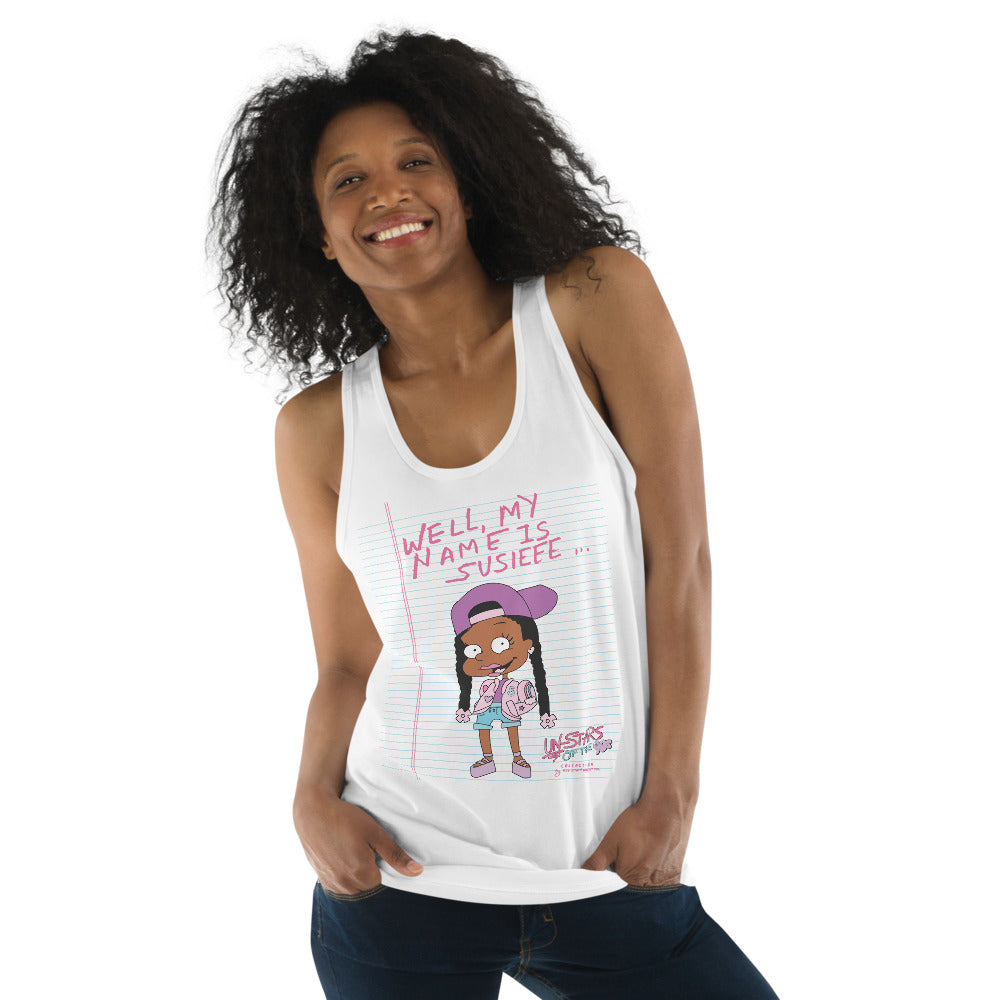 Well My Name Is Susie Lined Notebook Paper Tank