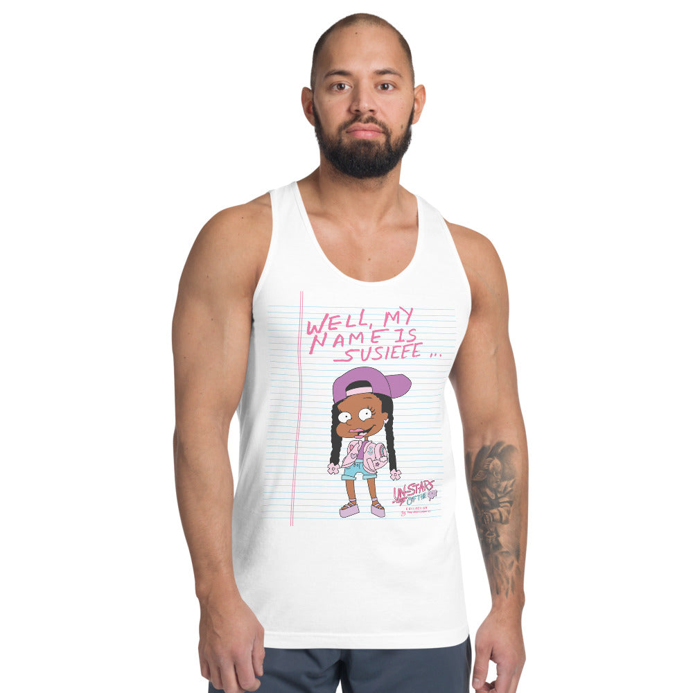 Well My Name Is Susie Lined Notebook Paper Tank