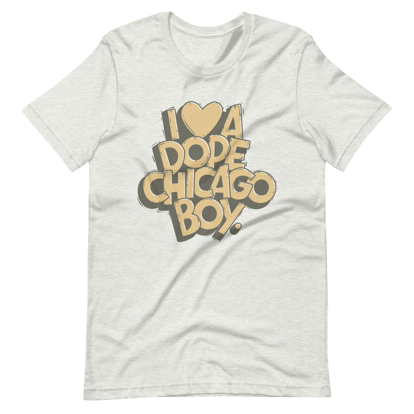 Valentine's Day | To Match Air Jordan 4 SE Craft Photon Dust | I Love a Chicago Boy | Unisex t-shirt