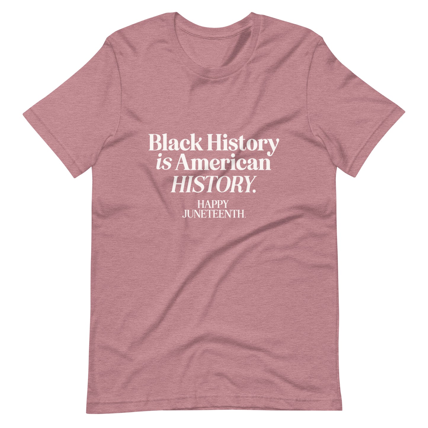 Happy Juneteenth | White on Colored | Unisex t-shirt