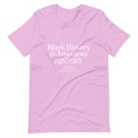 Happy Juneteenth | Lilacs | Unisex t-shirt