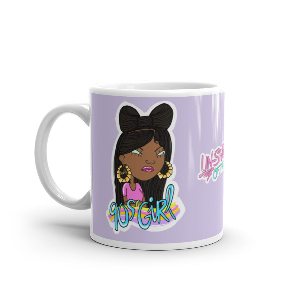 90sGirl White glossy mug