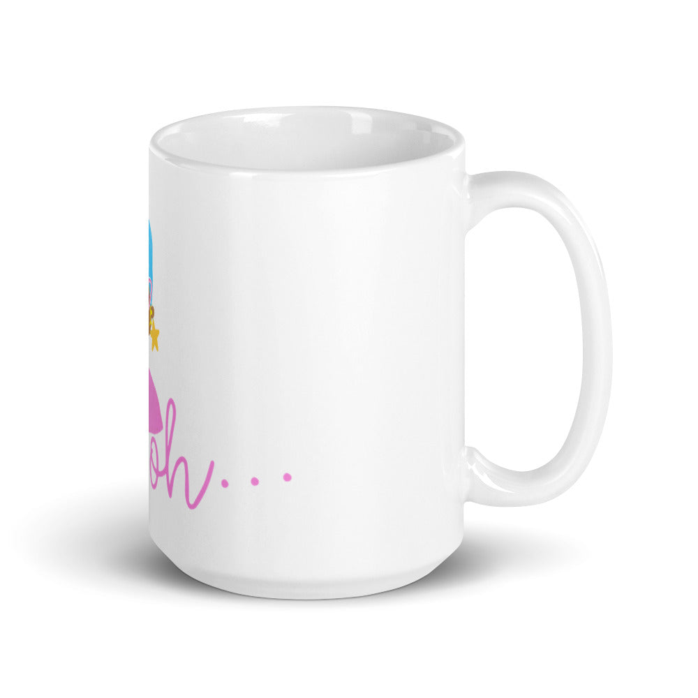 Oh White glossy mug