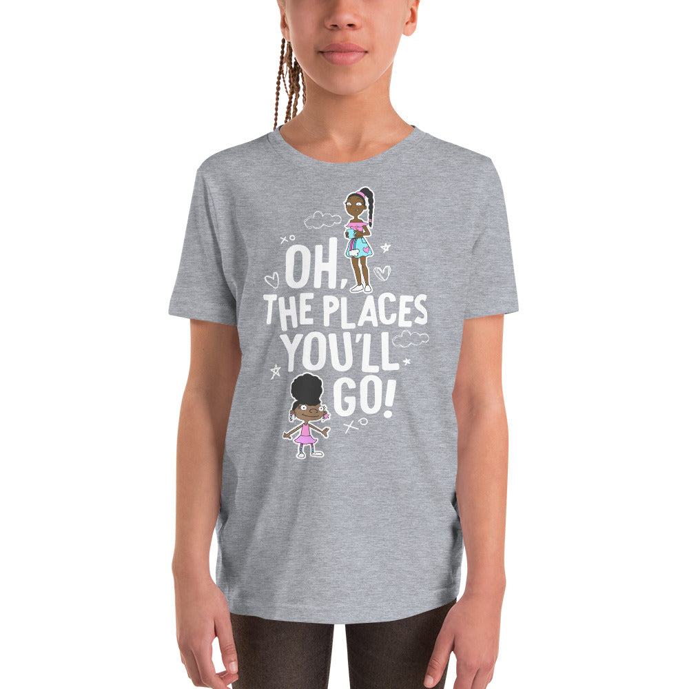 Oh, The Places You'll Go Youth Short Sleeve T-Shirt