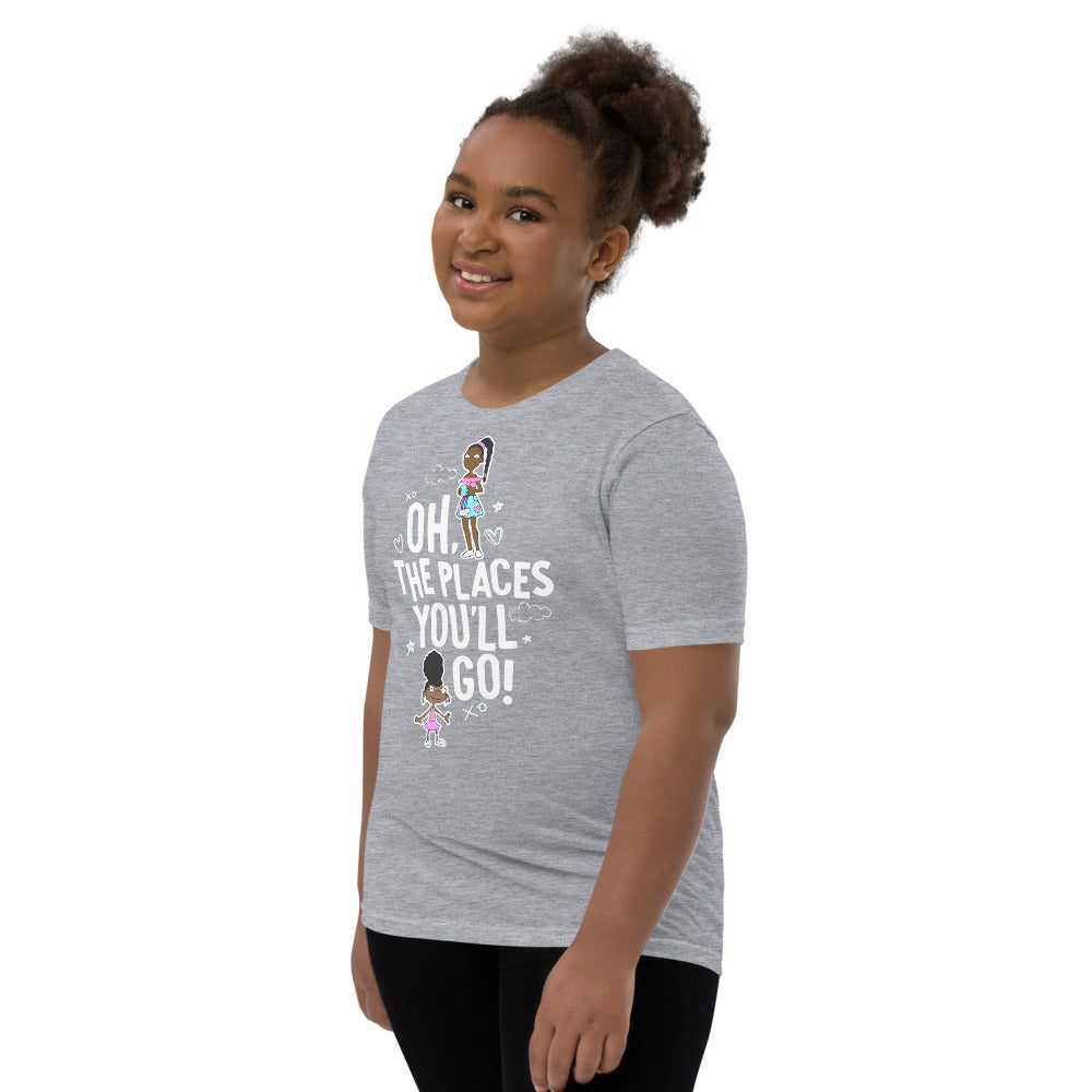 Oh, The Places You'll Go Youth Short Sleeve T-Shirt