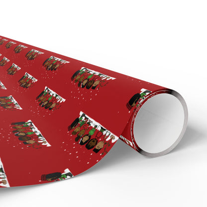Keisha & Friends | Black Characters | Christmas Wrapping Paper