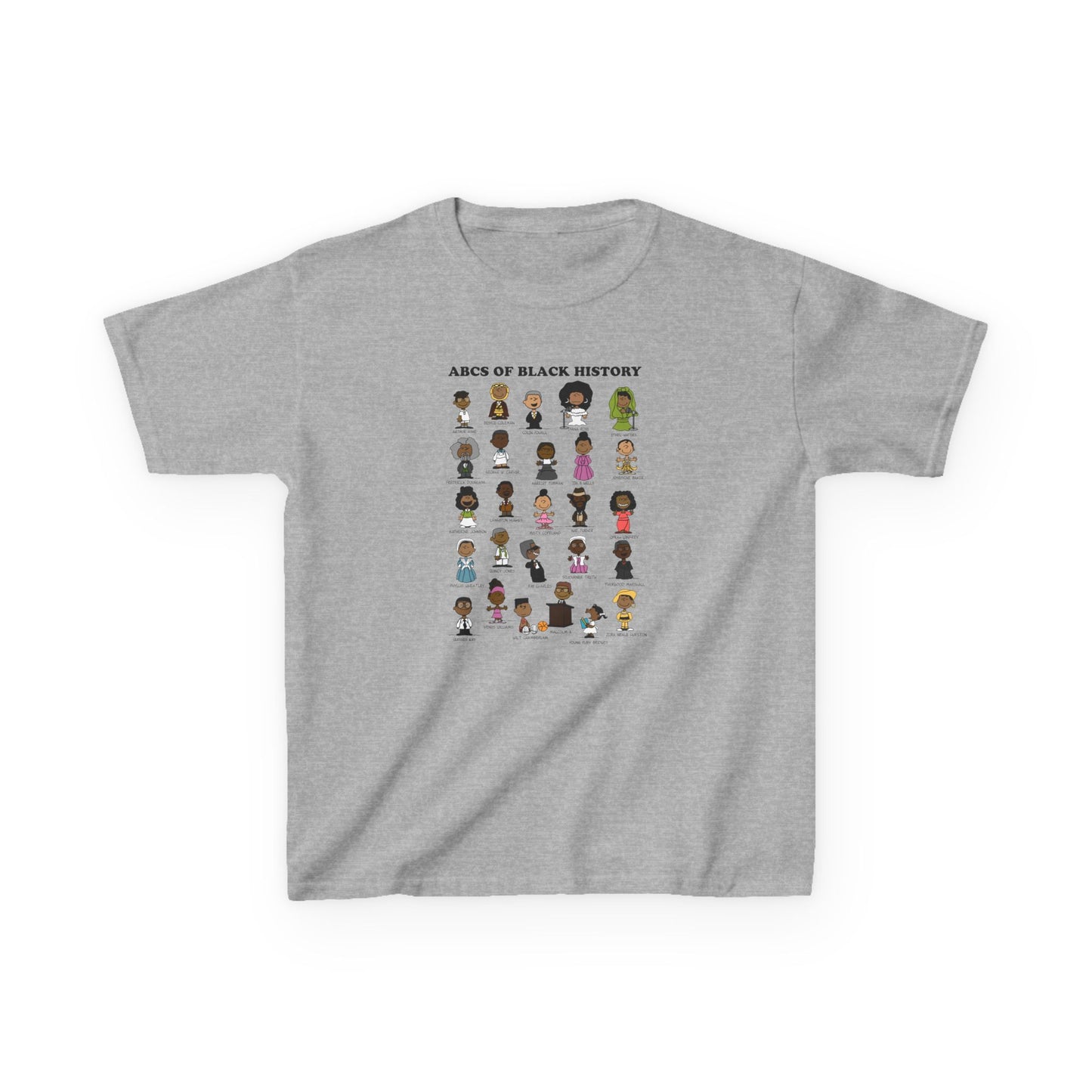 ABCs of Black History Kids Heavy Cotton™ Tee