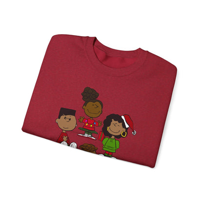 Black Charlie Brown Characters Christmas Shirt