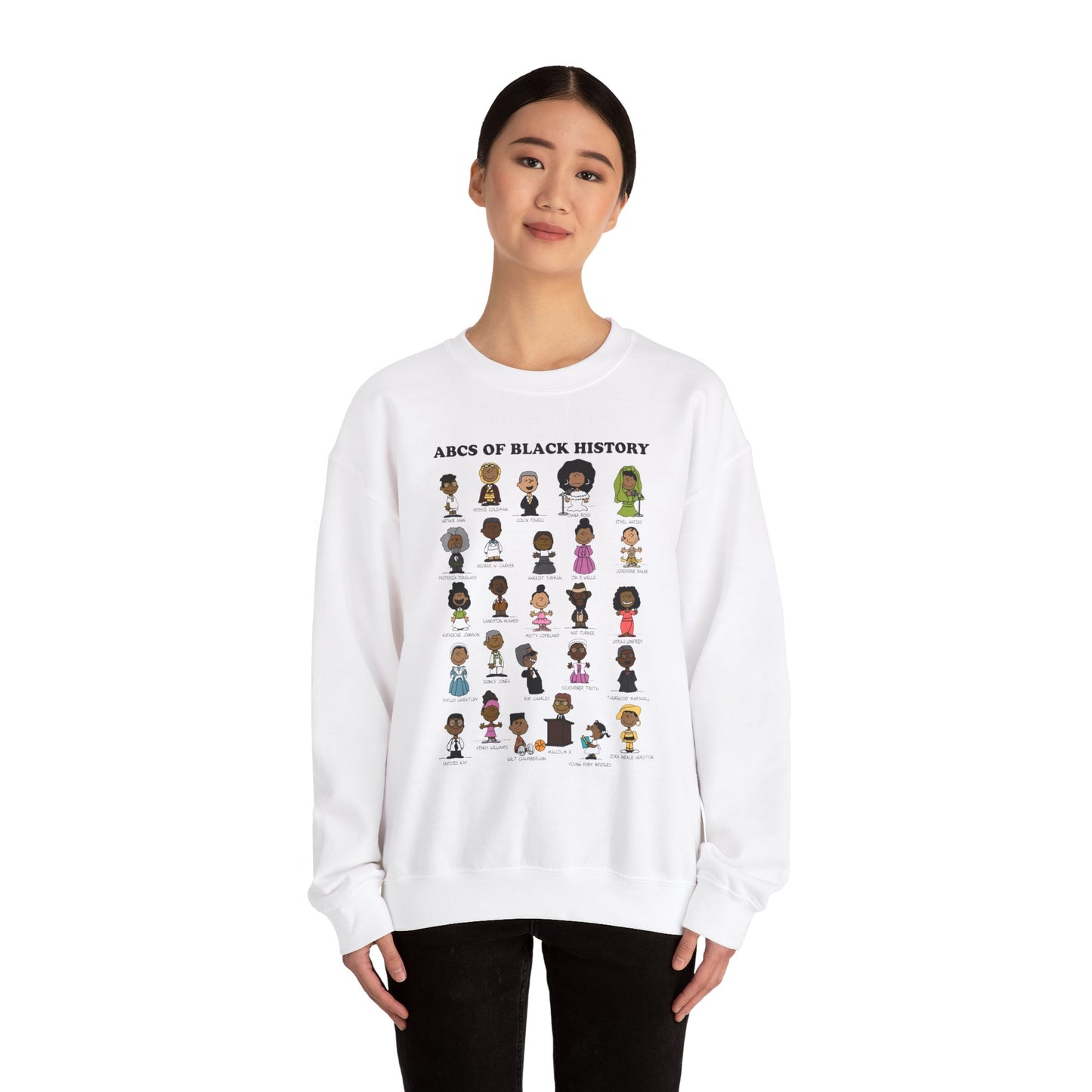 Copy of ABCs of Black History Unisex Heavy Blend™ Crewneck Sweatshirt