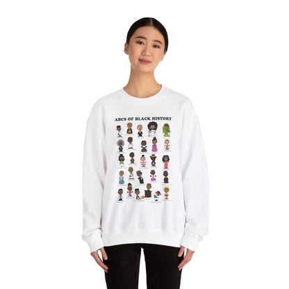 Copy of ABCs of Black History Unisex Heavy Blend™ Crewneck Sweatshirt