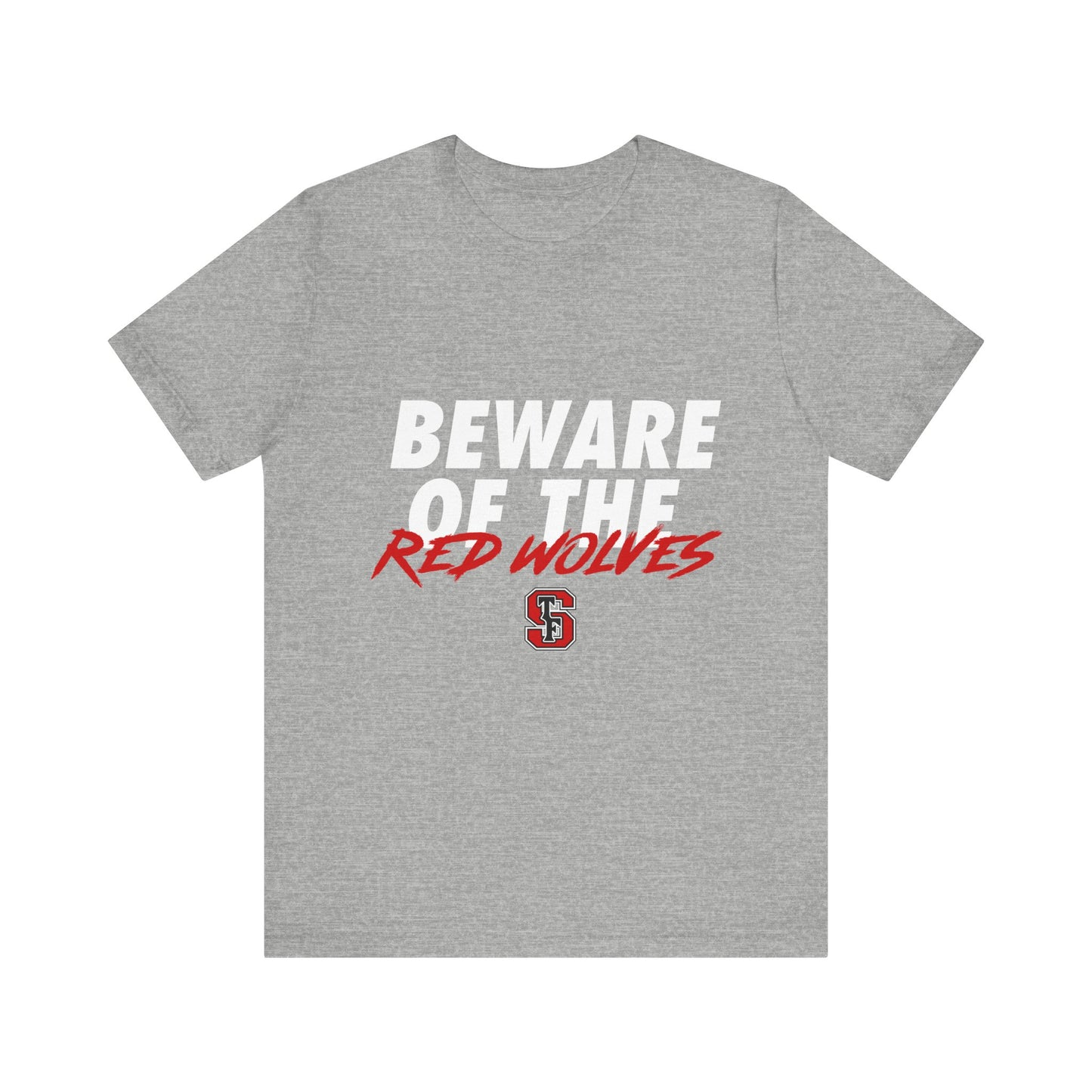 TF South Tee Shirt | Beware of The Red Wolves