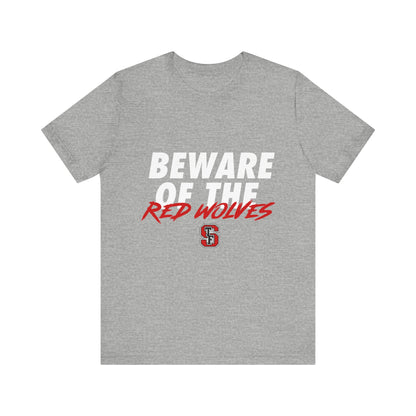 TF South Tee Shirt | Beware of The Red Wolves