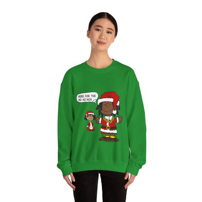 Black Santa Christmas Shirt – Holiday Graphic Tee for Women & Men | Keisha & Friends