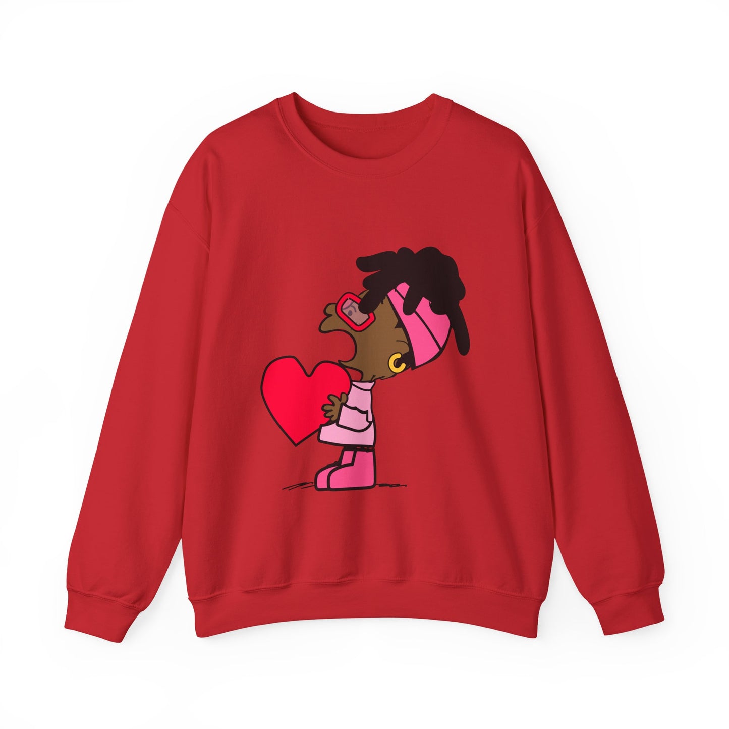 Copy of Black Charlie Brown Characters Valentine's Day Shirt