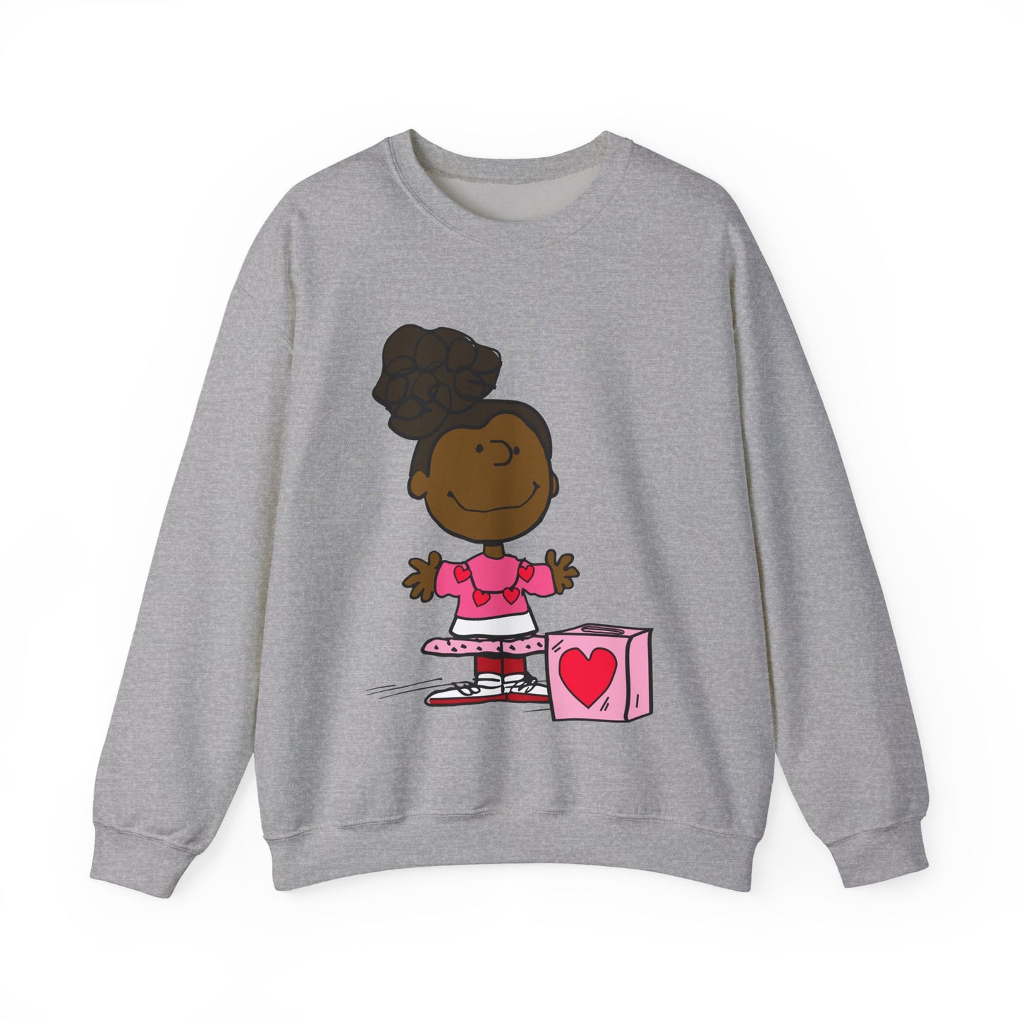 Copy of Black Charlie Brown Characters Valentine's Day Shirt