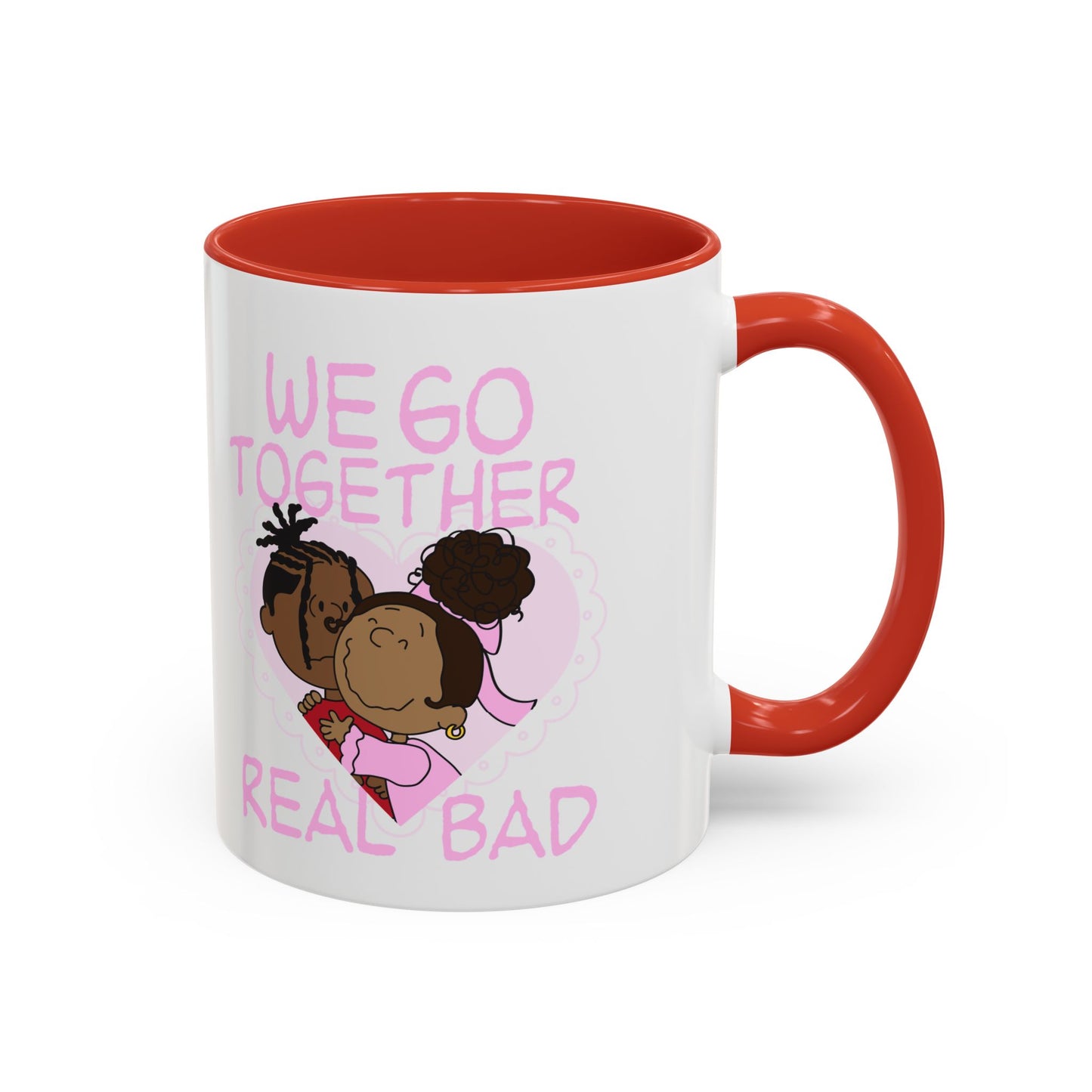 Keisha & The Gang | Black Charlie Brown Characters Valentine's Day Mug