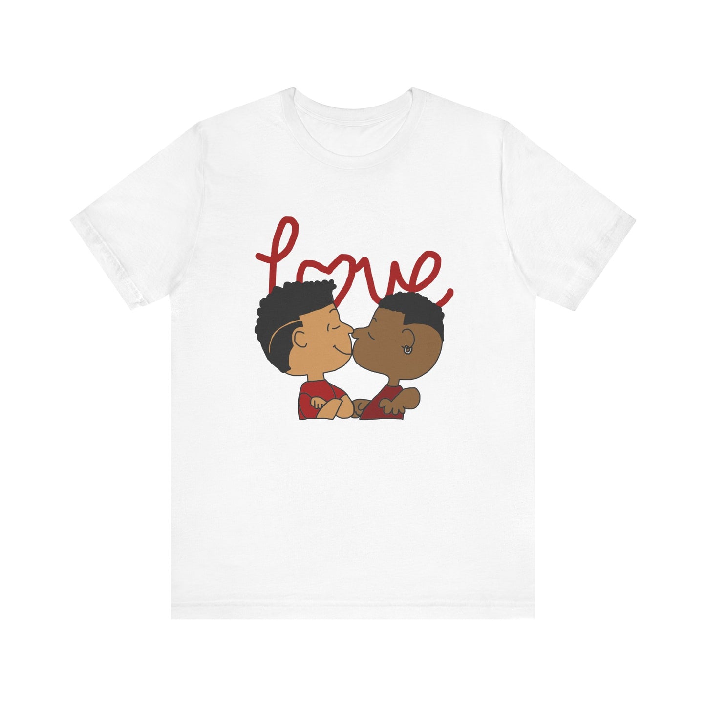 Keisha & The Gang | Black Charlie Brown Characters LGBTQ Valentine's Day Shirt